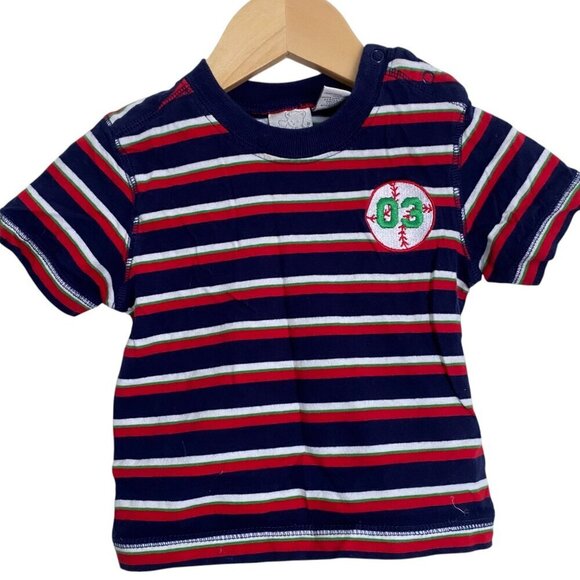 Vintage Other - Baby Boy/Girl Vintage Baseball Patch Tee - Size 18 Months 90's